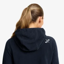Hiker Fleece Hoodie Damen Deep Navy
