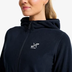 Hiker Fleece Hoodie Damen Deep Navy