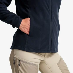 Hiker Fleece Hoodie Damen Deep Navy