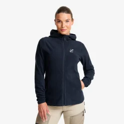 Hiker Fleece Hoodie Damen Deep Navy