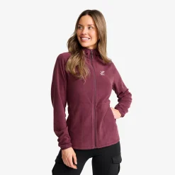 Hiker Fleece Hoodie Damen Mauve Wine