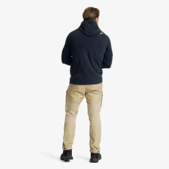 Hiker Fleece Hoodie Herren Deep Navy
