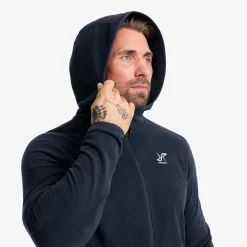 Hiker Fleece Hoodie Herren Deep Navy