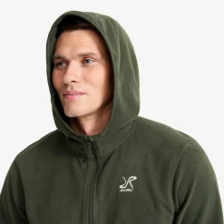 Hiker Fleece Hoodie Herren Kambaba Green