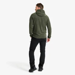 Hiker Fleece Hoodie Herren Kambaba Green