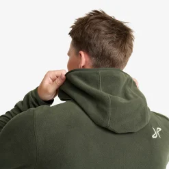 Hiker Fleece Hoodie Herren Kambaba Green
