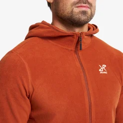 Hiker Fleece Hoodie Herren Rusty Orange