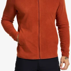 Hiker Fleece Hoodie Herren Rusty Orange