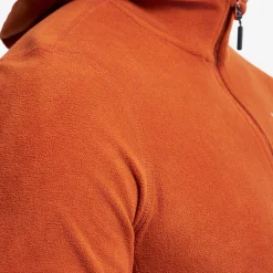Hiker Fleece Hoodie Herren Rusty Orange