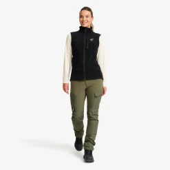Hiker Fleece Vest Damen Black