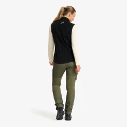 Hiker Fleece Vest Damen Black