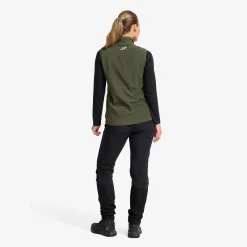 Hiker Fleece Vest Damen Kambaba Green