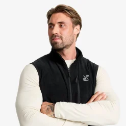 Hiker Fleece Vest Herren Black
