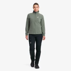 Hiker Full-zip Fleece Damen Balsam Green
