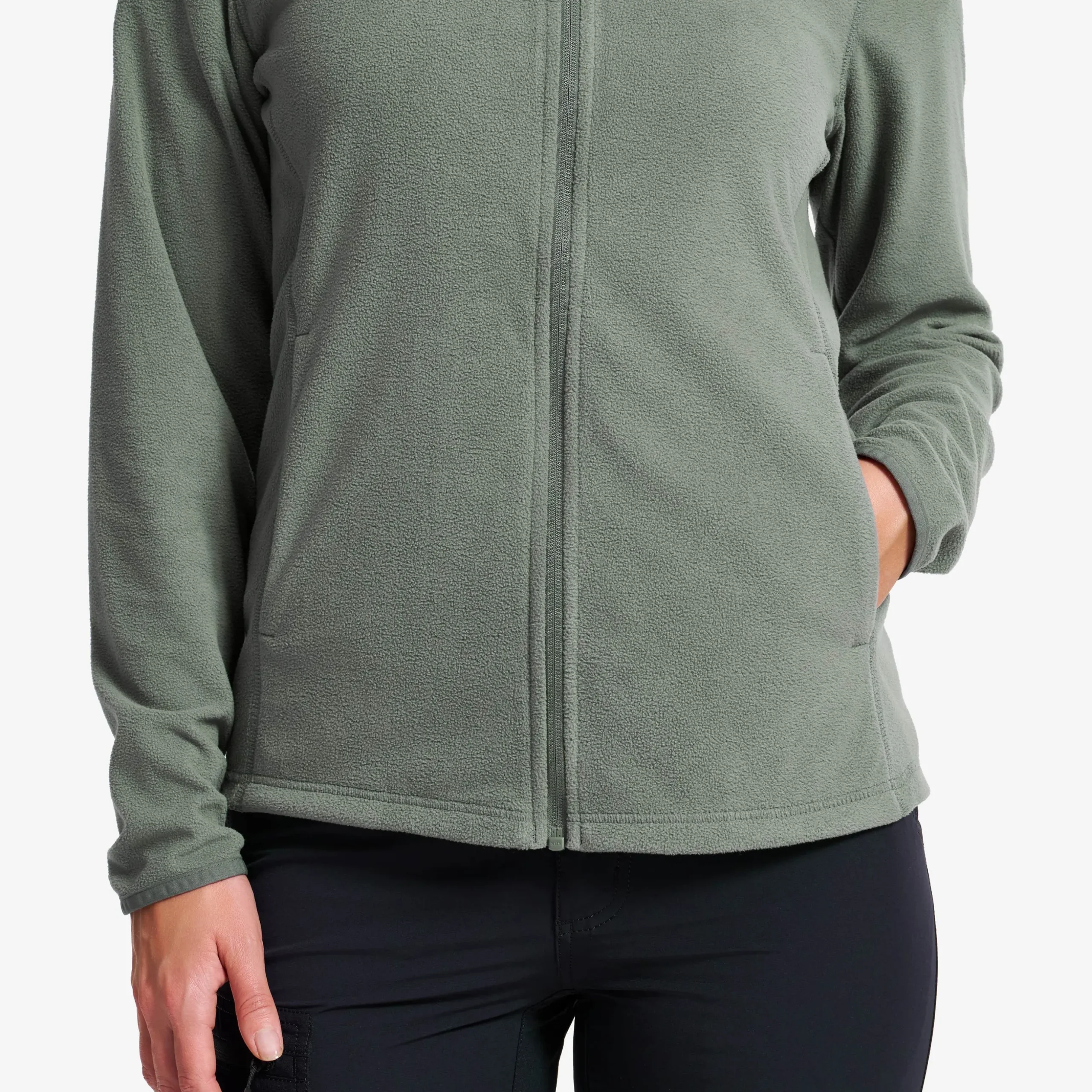 Hiker Full-zip Fleece Damen Balsam Green
