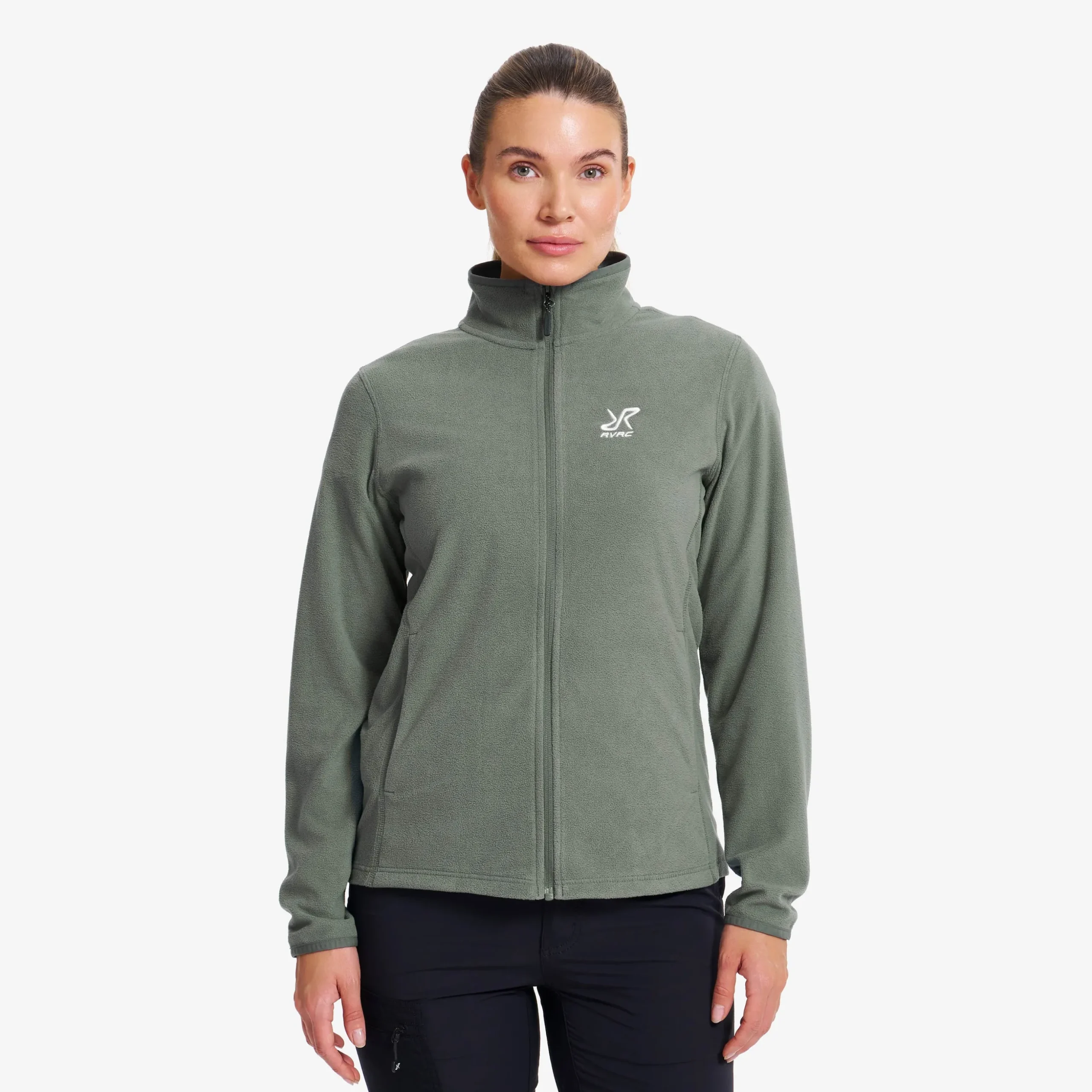 Hiker Full-zip Fleece Damen Balsam Green