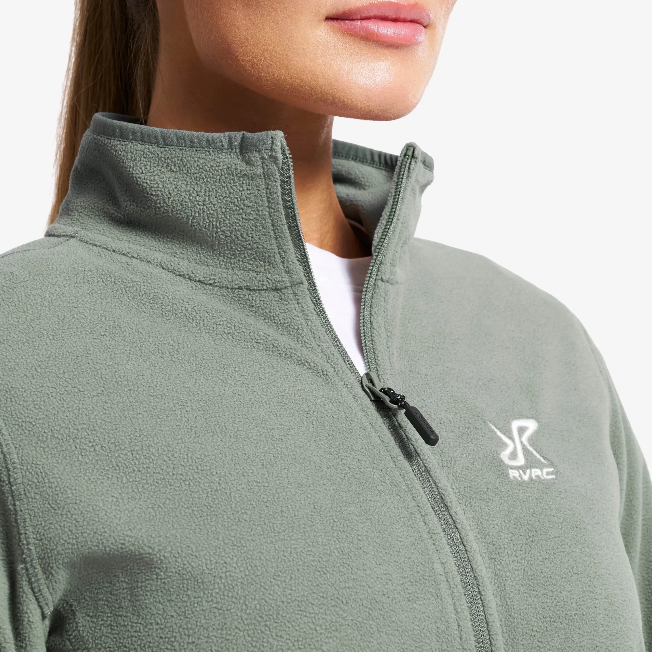 Hiker Full-zip Fleece Damen Balsam Green