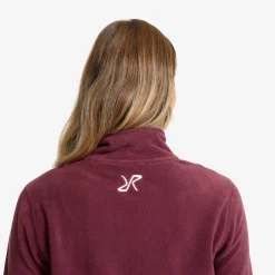 Hiker Full-zip Fleece Damen Mauve Wine