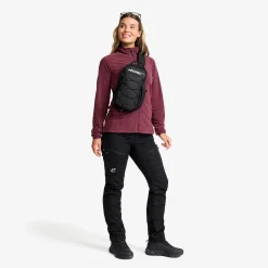 Hiker Full-zip Fleece Damen Mauve Wine