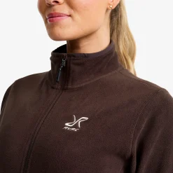 Hiker Full-zip Fleece Damen Seal Brown