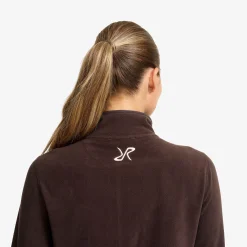 Hiker Full-zip Fleece Damen Seal Brown