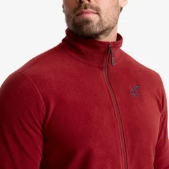 Hiker Full-zip Fleece Herren Pomegranate