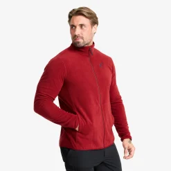 Hiker Full-zip Fleece Herren Pomegranate