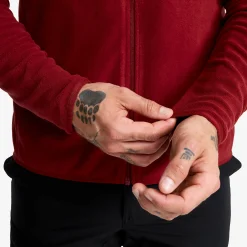 Hiker Full-zip Fleece Herren Pomegranate
