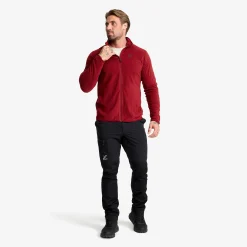 Hiker Full-zip Fleece Herren Pomegranate