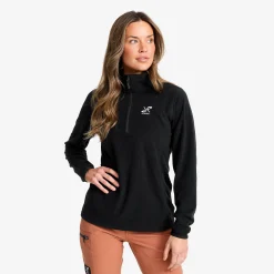 Hiker Half-zip Fleece Damen Black