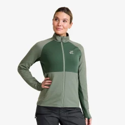 Hill Fleece Damen Dusty Green