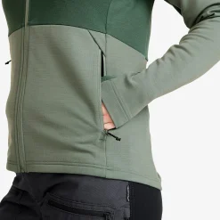 Hill Fleece Damen Dusty Green