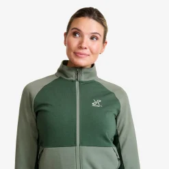 Hill Fleece Damen Dusty Green