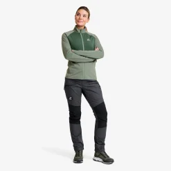 Hill Fleece Damen Dusty Green