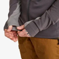 Hill Fleece Herren Asphalt/Steel Gray