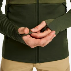 Hill Fleece Herren Forest Green