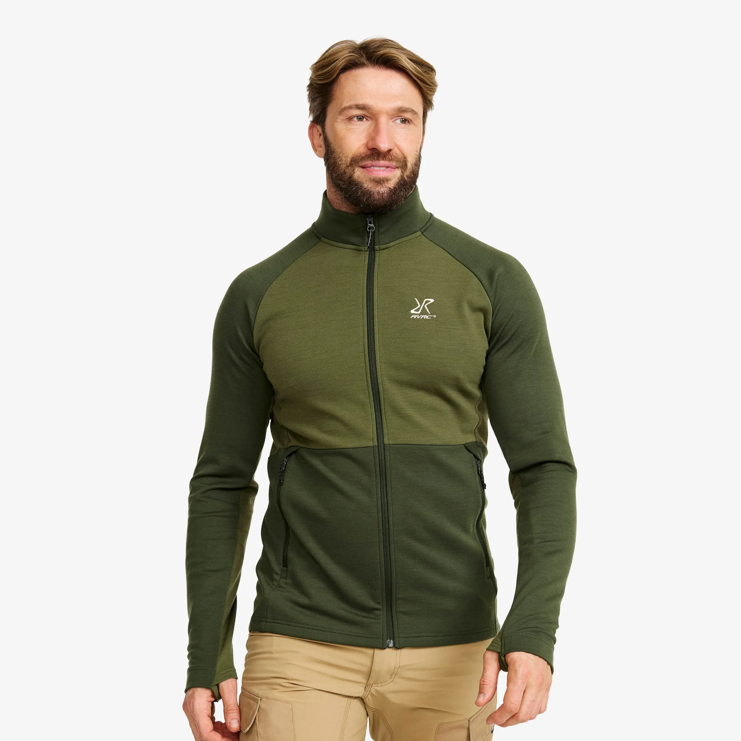 Hill Fleece Herren Forest Green