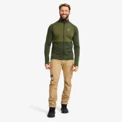 Hill Fleece Herren Forest Green