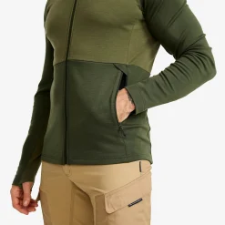 Hill Fleece Herren Forest Green