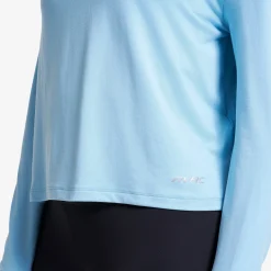 Impulse Active Cropped Hoodie Damen Forget-Me-Not