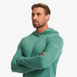 Impulse Active Hoodie Herren Sagebrush Green Melange