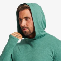 Impulse Active Hoodie Herren Sagebrush Green Melange