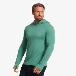 Impulse Active Hoodie Herren Sagebrush Green Melange