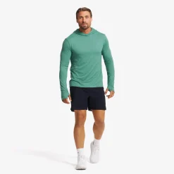 Impulse Active Hoodie Herren Sagebrush Green Melange