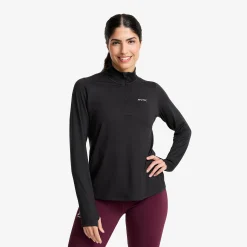 Impulse Half-zip Top Damen Black