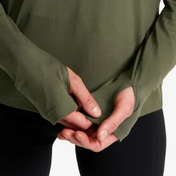 Impulse Half-zip Top Damen Kambaba Green