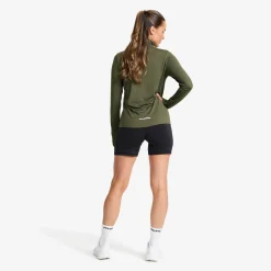 Impulse Half-zip Top Damen Kambaba Green