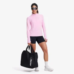 Impulse Half-zip Top Damen Pink Melange
