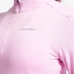 Impulse Half-zip Top Damen Pink Melange