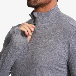 Impulse Half-zip Top Herren Grey Melange
